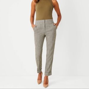 Grey Cropped Dress Pants